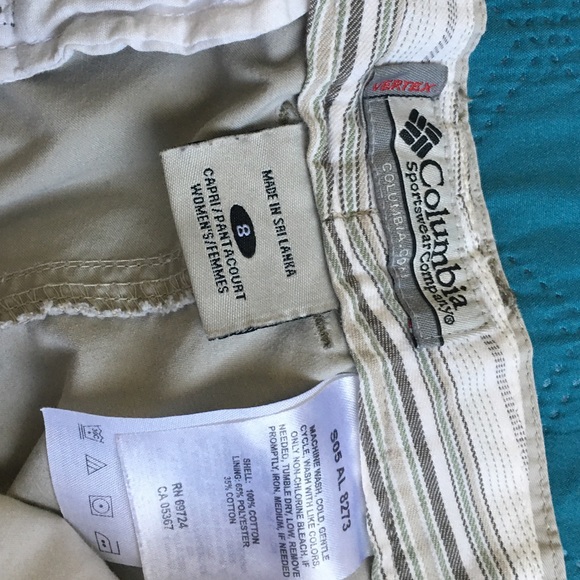 Size 8 cargo capri Columbia pants 🛍 - Picture 11 of 16